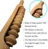 Hot Sale Wood Therapy Roller Massage Tool Wood Massage Tools Handheld Wooden Massage Roller Home Use Guasha Tools