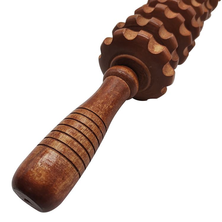 High quality Muscle Relax Tool Wooden Therapy Massage Yoga Body shaping Massage wood Roller