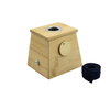 Single Hole Moxibustion Box Wooden Moxa Container