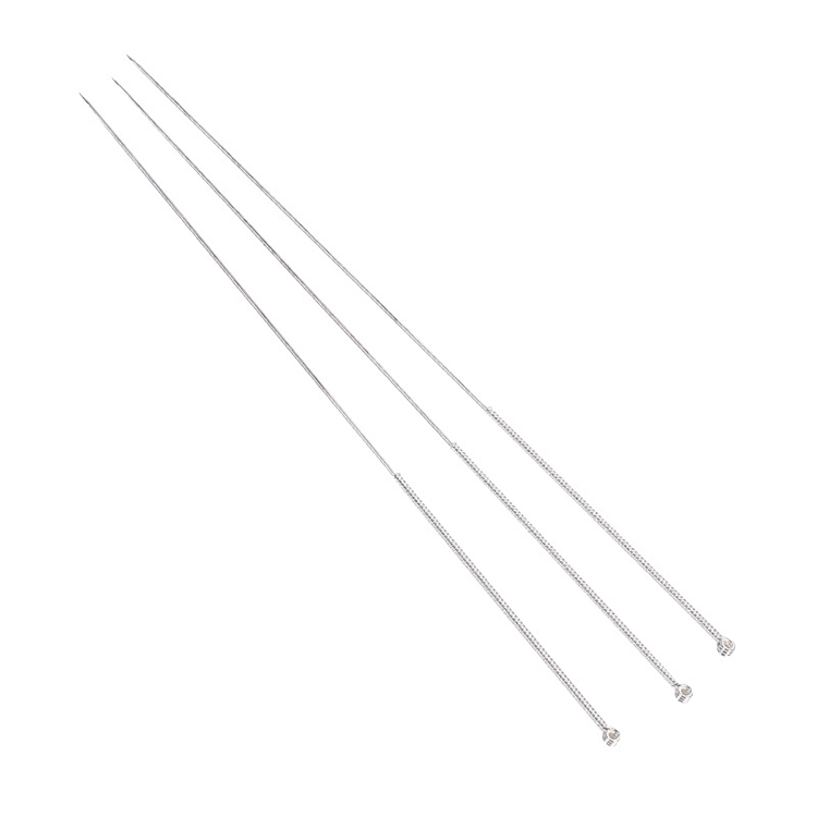 Wholesale Shenlong Brand Disposable Sterility Silver Handle Acupuncture Needle without Tube