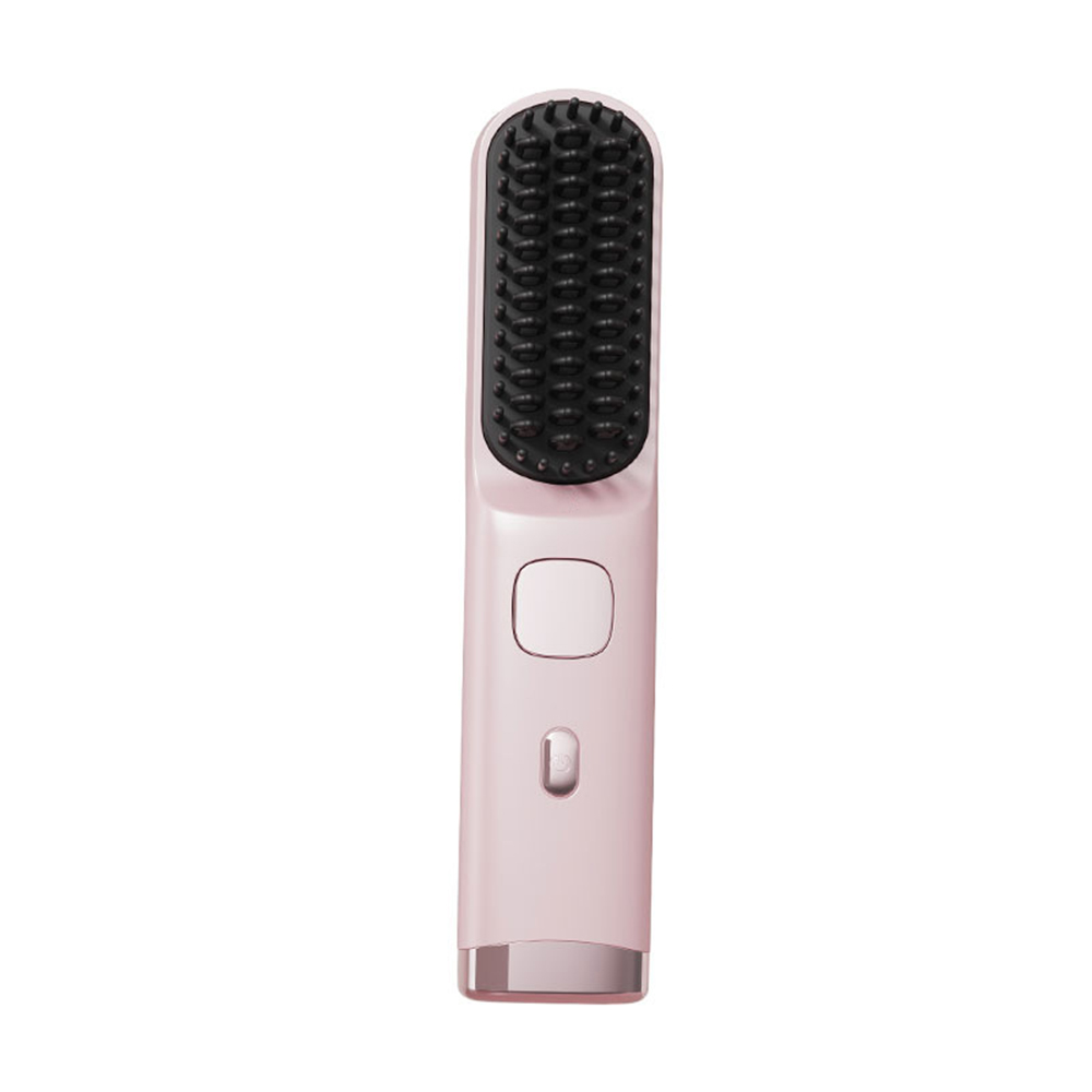 Flat comb wireless negative ions do not hurt the hair portable straight hair comb straight roll dual-purpose charging electric wireless straight hair comb