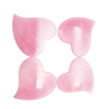 Natural Rose Quartz Guasha Board Heart Shaped Guasha Board Scraping Massage Tool