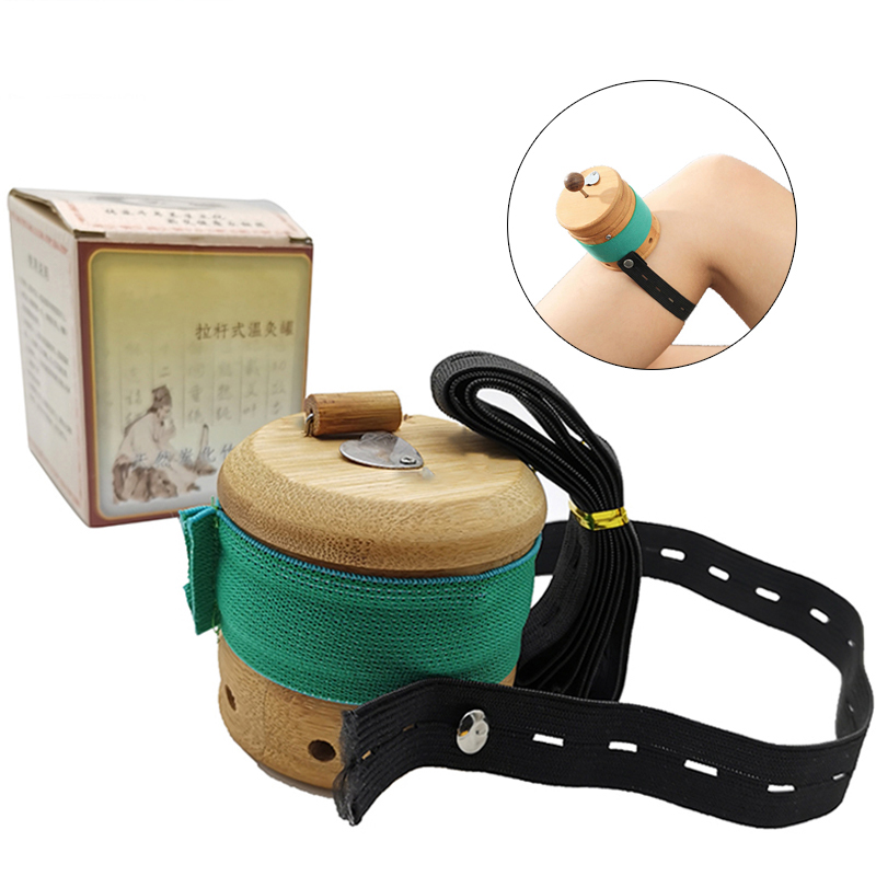 High Quality Chinese Moxibustion Equipment Moxa Box wooden moxibustion container