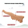 Best Choice Low [rice Wood Therapy Massage Tools Hot Sale Guasha Stick Wooden Scrapping Stick Gua Sha Board Massage