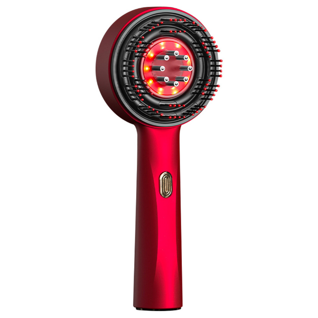 Massage Hairbrush Applicator Stone Needle Nourishing Hairbrush Kneading Liquid Red Light Applicator Hairbrush Applicator