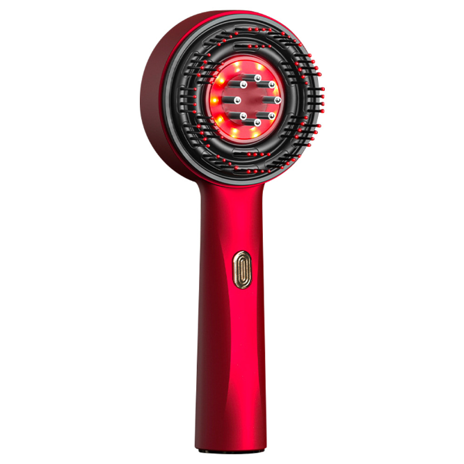 Massage Hairbrush Applicator Stone Needle Nourishing Hairbrush Kneading Liquid Red Light Applicator Hairbrush Applicator