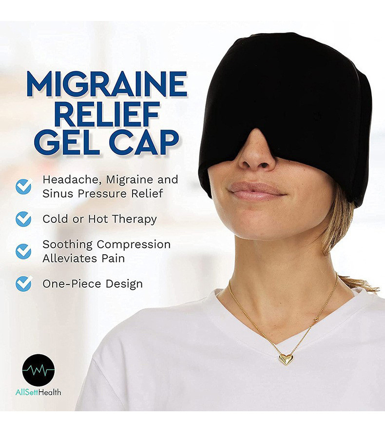 Hydrogel ice Pack for migraines Cold hot pack ice pack cap