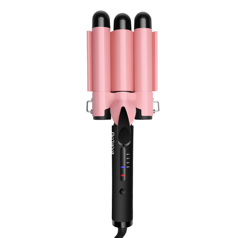 110V Curling Iron Three tube egg roller Korean Curling iron Large water corrugated egg roll head