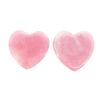 Pure Natural Rose Quartz Guasha Board Heart Shaped Scraping Massage Tool