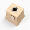 Single Hole Moxibustion Box Wooden Moxa Container