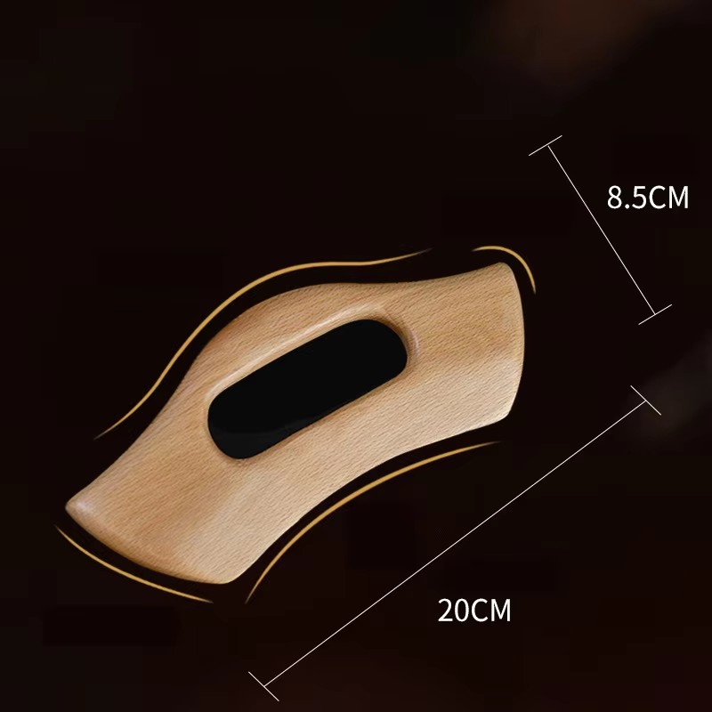 100% Natural Wood Gua Sha Board Dredging Meridian Slimming Detoxification Massager