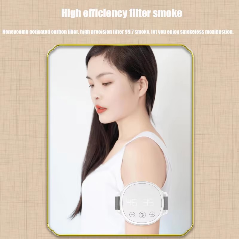 Intelligent Electronic Smokeless Moxibustion Device Smart Moxibustion 3 gears adjustable Household Moxibustion Instrument