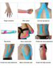 Wholesale Multicolor Waterproof Kinesiology Tape Muscle Tape Sports Kinesiology Tape