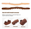 Best Selling Products 2024 8 Beads Wood Therapy Massage Tools Lymphatic Drainage Massager Handheld Massage Stick for Body