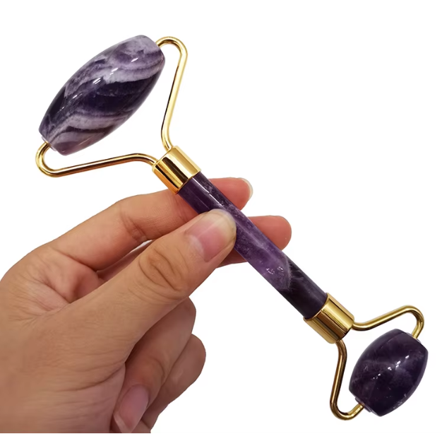 Purple Crystal Gemstone Facial Massager (5)