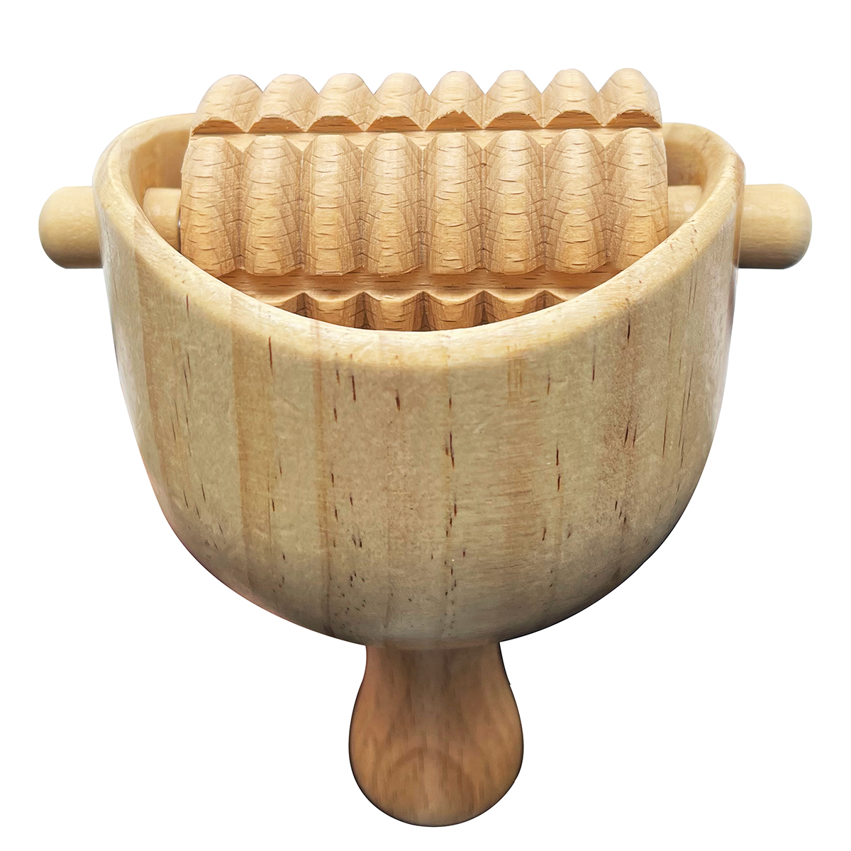 Special Promotion Handheld Wood Swedish Cup with Roller Wooden Therapy Massage Cups Wood Therapy Tools For Body Shaping