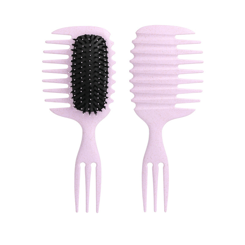 Hot curly hair styling comb three-pronged air bag comb hair wave styling smooth hair fluffy massage comb