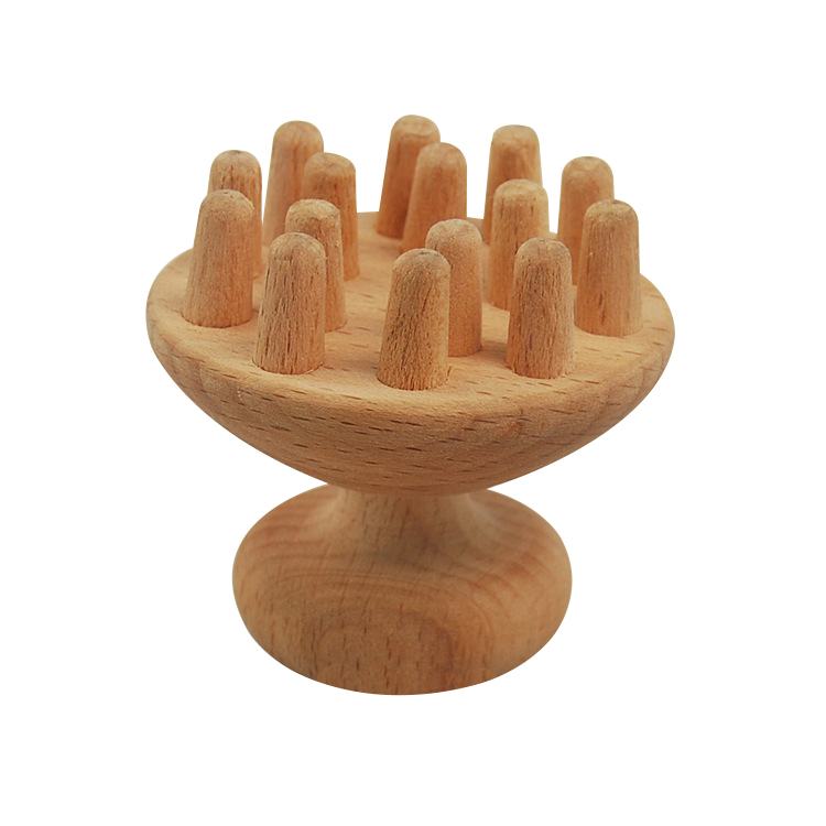 Handheld Body Massage Acupoint Wooden Therapy Scalp Massage Tool