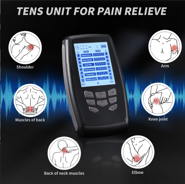 New Tens Ems Therapy Pulse Acupuncture Electric Shock Massager