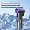 New handheld turbo-violence fan stepless adjustable 100 speed large wind blower portable folding fan