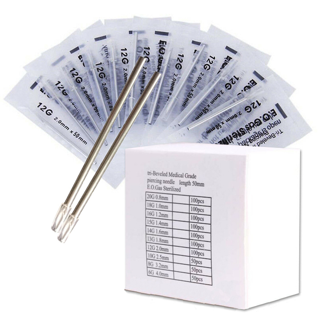 Super Sale Extravaganza Human Body Stainless Steel Disposable Catheter Needle Disinfection Tattoo Piercing Needle