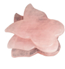 Pure Natural Rose Quartz Butterfly-shaped Facial Jade for Body Rose Quartz Jade Guasha Board