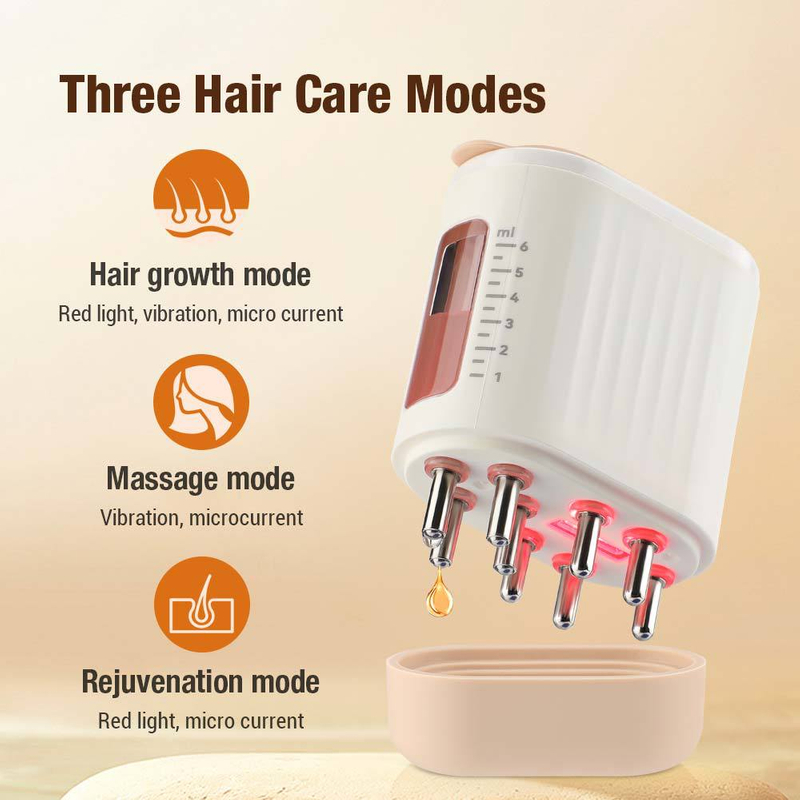 Scalp medicine comb micro-current red light medicine machine vibration massage comb wholesale