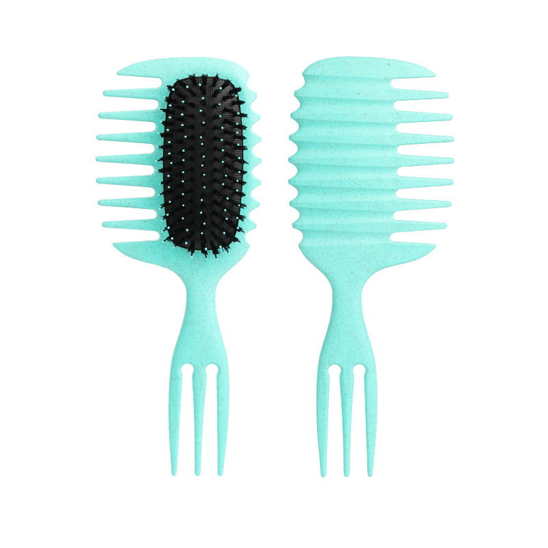 Hot curly hair styling comb three-pronged air bag comb hair wave styling smooth hair fluffy massage comb