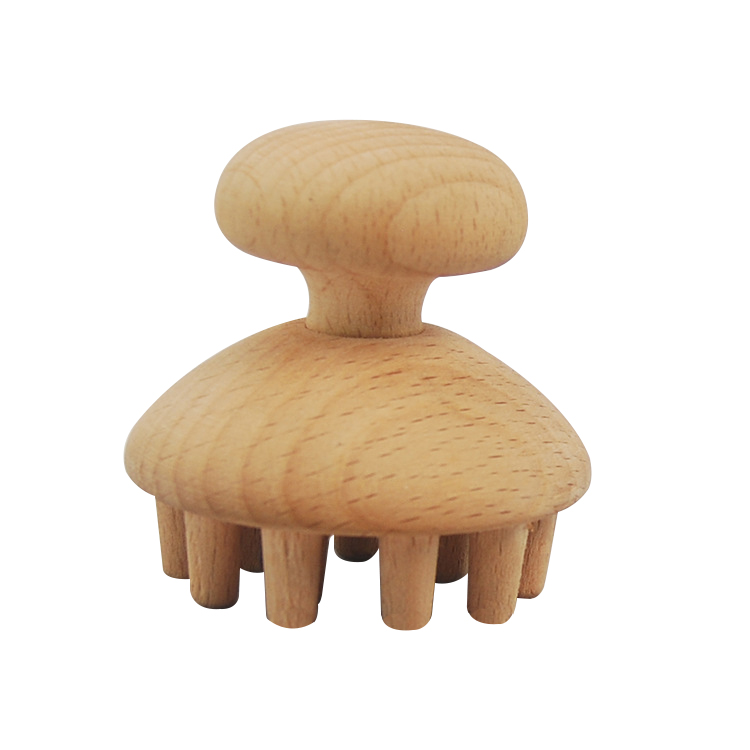 Handheld Body Massage Acupoint Wooden Therapy Scalp Massage Tool