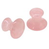 Hot Selling 100% Natural Jade Rose Quartz Massage Stick Mushroom Shaped Guasha Tool for Beauty