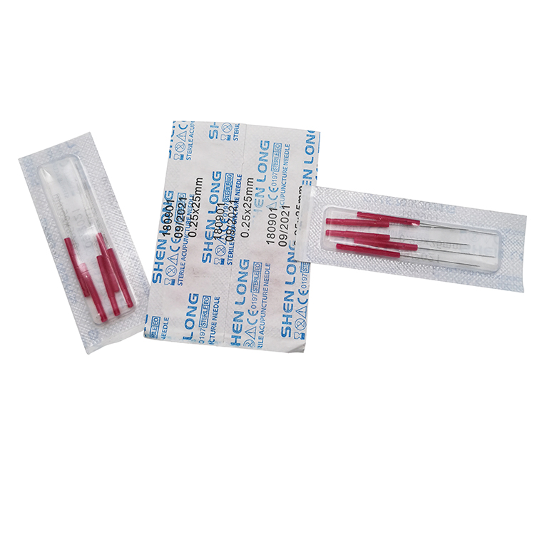 Wholesale 500pcs/box Plastic Handle Disposable Sterile Acupuncture Needle 