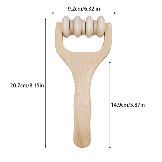 Wooden Therapy Massage Scraping Board Wood Roller Wood Therapy Tools Anti Cellulite Massage Roller Soft Tissue Massage