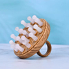 High Quality Scalp Massage Comb Meridian Unblocking Massager ABS base Jade Teeth Nails Guasha Comb