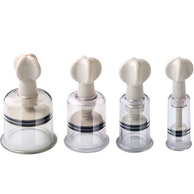 Traditional Chinese Acupoint Physical Therapy Yifang 4 Cups Removing dampness Hand Twist Vacuum Cupping Set