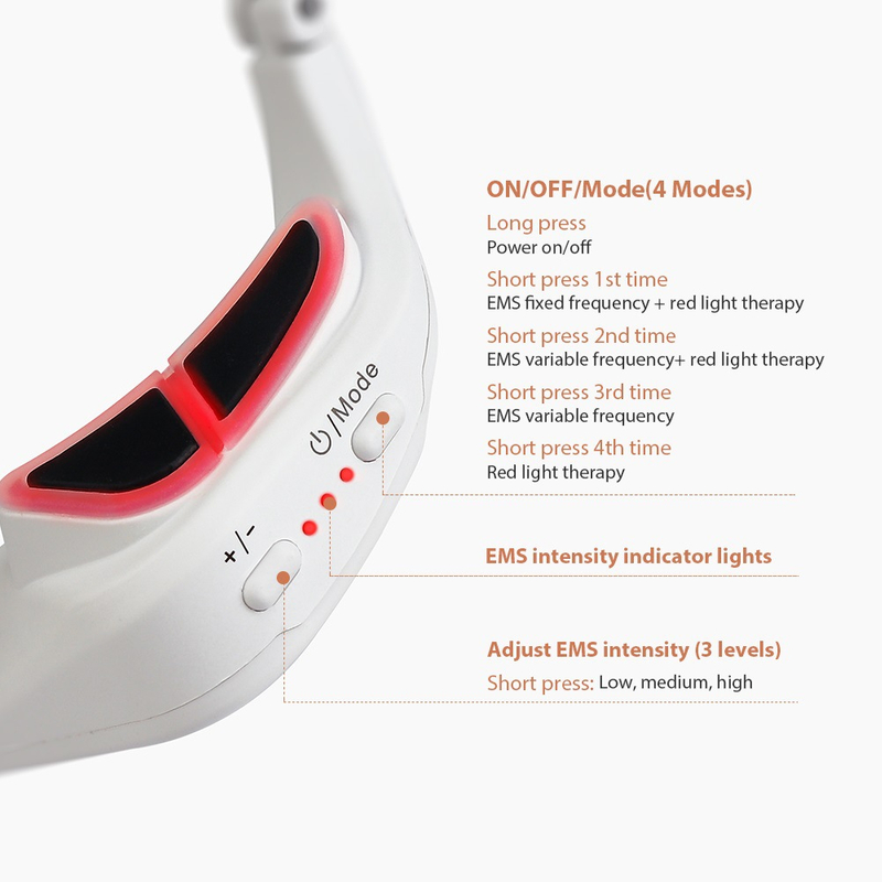 EMS Micro-Current Vibration Into The Beauty Eye Instrument to Reduce Dark Circles