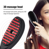 Cross-border electric spray massage comb scalp meridians comb red blue light hair comb care applicator Household electric