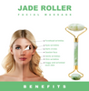 2024 Facial Skin Jade Roller Massage Tool for Neck Skin Facial Eye Treatments without Box Wrinkles Relieving