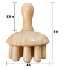 Premium Quality New Arrival Wooden Mushroom Massager Cup Handle Wooden Head Massage Wood Sculpting Tools for Body