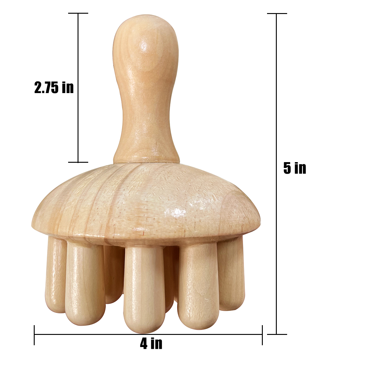 Premium Quality New Arrival Wooden Mushroom Massager Cup Handle Wooden Head Massage Wood Sculpting Tools for Body