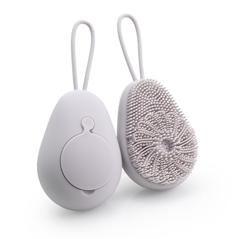 The new silicone bath brush can be filled with shower gel without damaging the skin bath brush children's scrub brush Massage brush