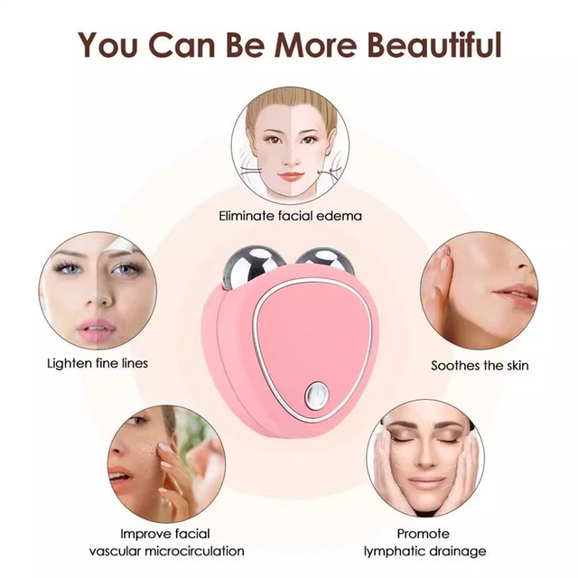 New micro-current beauty instrument light line thin face import instrument lift firming face massage instrument clean tender muscle magic