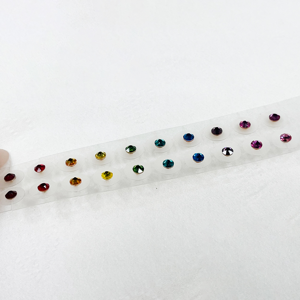 Factory Wholesale Best Selling High quality Swarovski colored diamond single ear patch