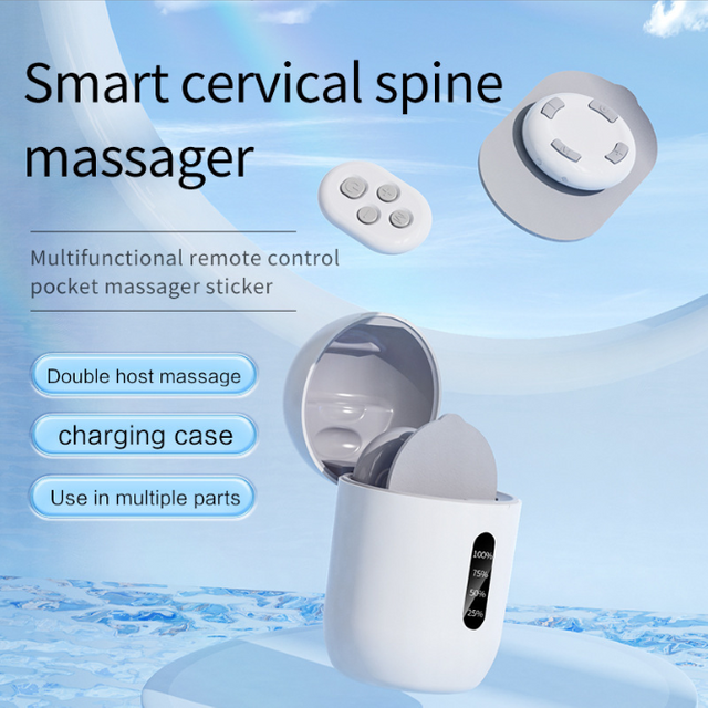 Remote Control Portable Pocket Massage Patch Pulse Cervical Massager