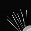 HUANQIU Disposable Stainless Steel Acupuncture Needles without Loop 100Pcs per Box Aluminium Foil Packing