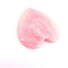 Pure Natural Rose Quartz Guasha Board Heart Shaped Scraping Massage Tool