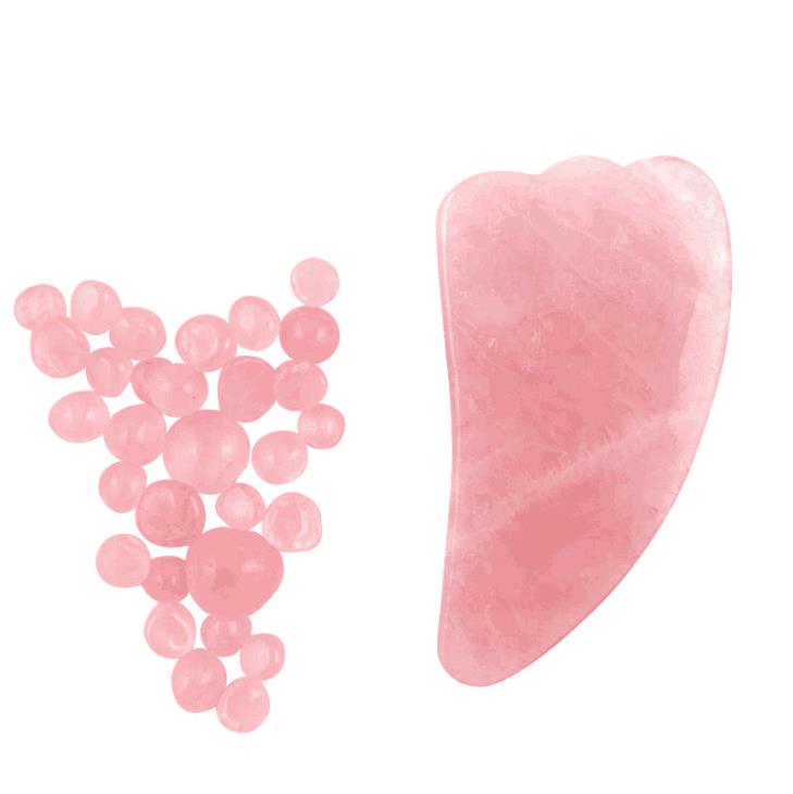 High Quality Gua Sha Tool New Gua Sha Board Pink Body Massage Stone Rose Quartz Tool Gua sha