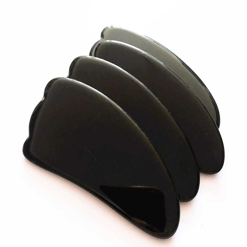 High Quality Black Jade Stone Guasha Board Obsidian Guasha Board Massager for Face