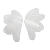 White Crystal Heart Shaped Gua Sha Board Guasha Massage Therapy Tool Wrinkle Prevent for SPA Acupuncture