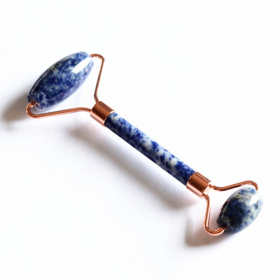 High Quality Blue Spot Facial Jade Stone Massage Roller