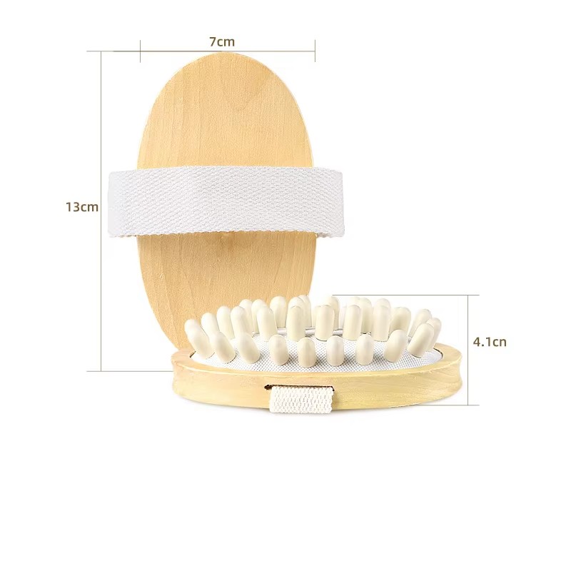 Body Anti Cellulite Brush Wooden Massage Relieve Tense Oil Spa Air Cushion Massage Hair Comb